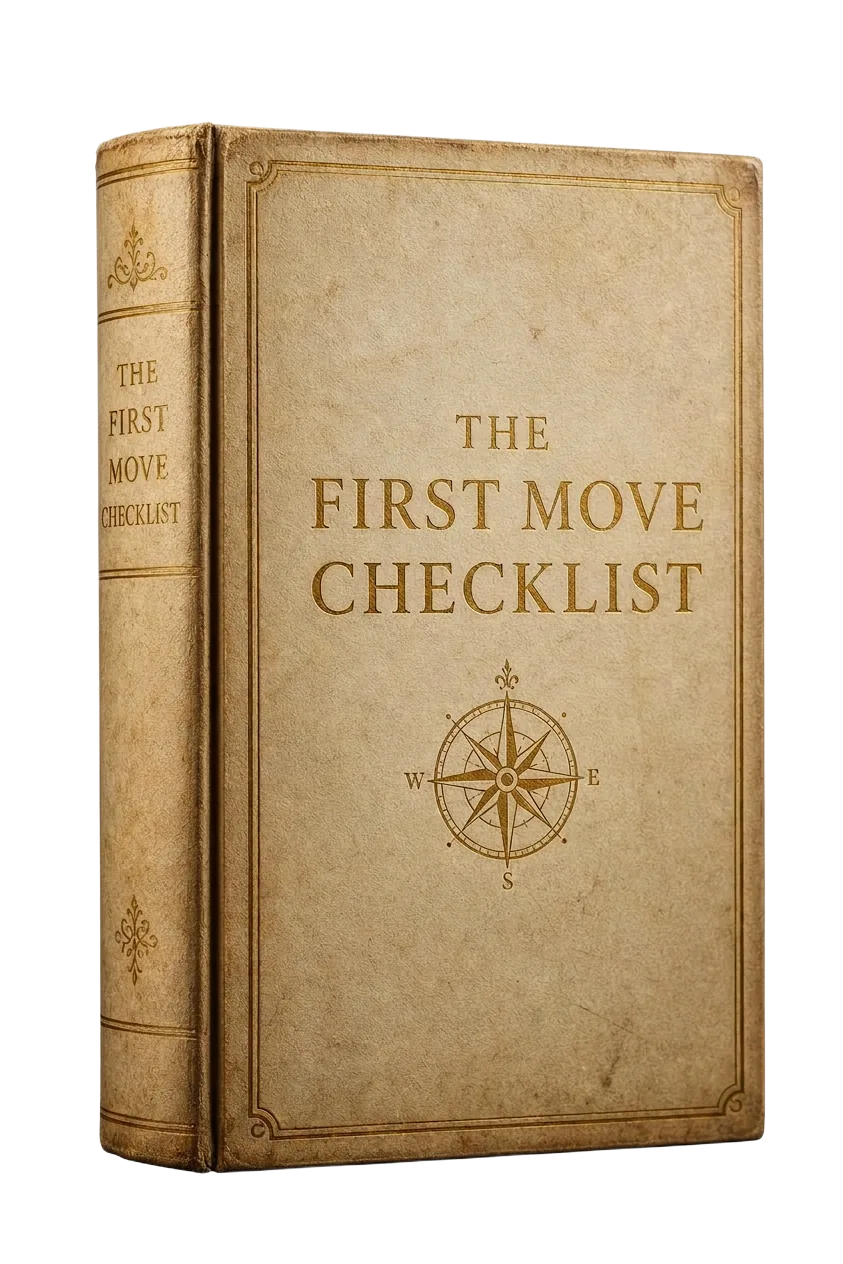 The First Move Checklist book cover